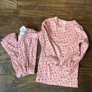 Pink Polka Dot Matching Set